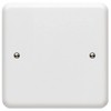 1 Gang Blank Plate, Single Gang Electrical Blanking Plate White,