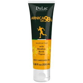 Dulac Arnica Body Massage Gel – Water-Based Cosmetic Massage Gel with Arnica Montana, Fast-Absorbing Lightweight Texture, Non-Greasy Feel, Dermatologically Tested, 3.38 Fl Oz