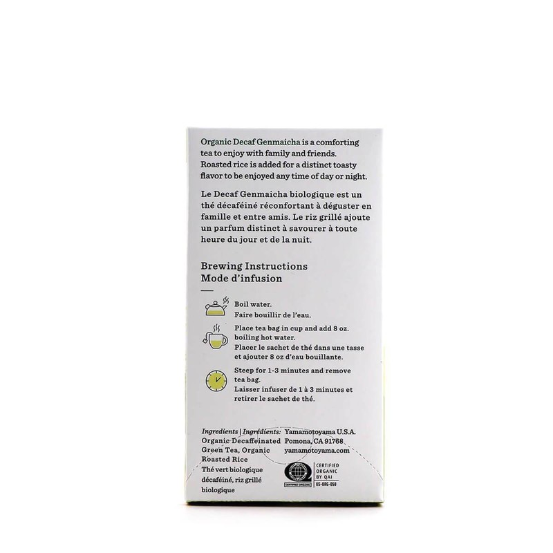 YAMAMOTO 2 PACK YAMAMOTO ORGANIC DECAF GENMAICHA(18 TEA BAGS EACH)