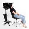 Power-Driven Portable Mobile Shampoo Bowl,Height-Adjustable Tear Free Hair Washing Sink,with