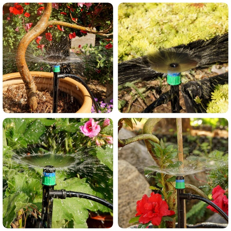 Yeedoox Drip Irrigation Drippers 360 Degree Micro Sprinklers Pressure Compensating