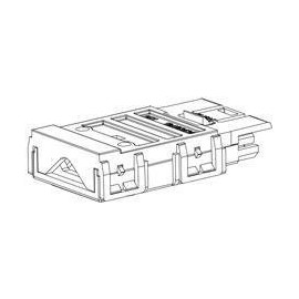 19045-1000 - Rectangular Power Connector, 19045 Series, IDC/IDT, Plug, Receptacle, 2 Contacts, 10.1 mm