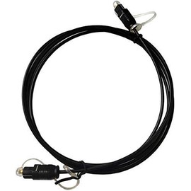 Easyday 5ft 10ft 16ft 5/10/16 Feet Thin Optical Toslink Digital SPDIF Optic Audio Cable (1.5 Meter / 5ft, Black - Thin)