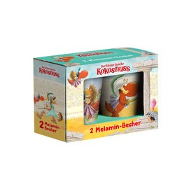 Der kleine Drache Kokosnuss - Melaminbecher Set: 2er Set