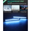 PWOBVZ Blue LED Side Marker Lights for Dodge Challenger 2015-2023,