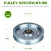 Flat Idler Pulley Replace Kits for Cub Cadet MTD Troy