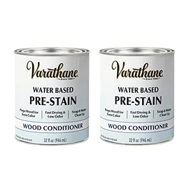 Varathane 381123-2PK Water Based Pre-Stain Wood Conditioner, Quart, 2 Pack