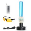 COOSPIDER UV Lamp w/Remote Control 36W UVC Light Bulb with