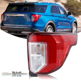 YEQSHNG Tail light (Include Screws) Assembly Compatible with 2020-2023 Ford Explorer XLT Rear Tail light Tail Lamp Included Plastic Screw Stud With Thread Right Passenger Side LB5Z13404F FO2801275
