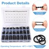 O Rings Sealing Rings Assortment, Diameter 6-28 mm NBR Rubber