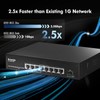 MokerLink 8 Port 2.5 Gigabit PoE Switch with 10G SFP,