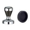 Coffee Tamper, Espresso Coffee Press 49mm Tamper Coffee with Silicone