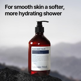 BOUQUET GARNI NARD Body Wash - Lavender Musk 16.9 fl. oz. / Rich Foam Cleanser with 5 Herbal Extracts, AHA & Pore Purifying Agents