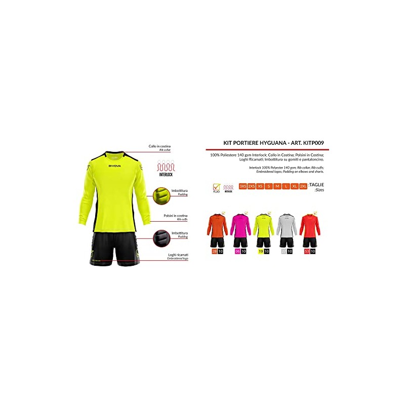 GIVOVA Kit Portiere HYGUANA Fuxia/Nero Tg. XL