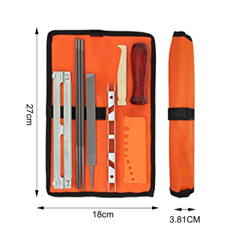 Chainsaw Sharpener File Set, 10 Pieces Chainsaw Chain Universal Sanding