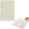 A5 Refill Pad Paper, 160 Pages/80 Sheets 6 Punched Holes