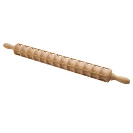 Eppicotispai Beechwood Ravioli Rolling Pin, 40 Raviolis, 23.6-Inch