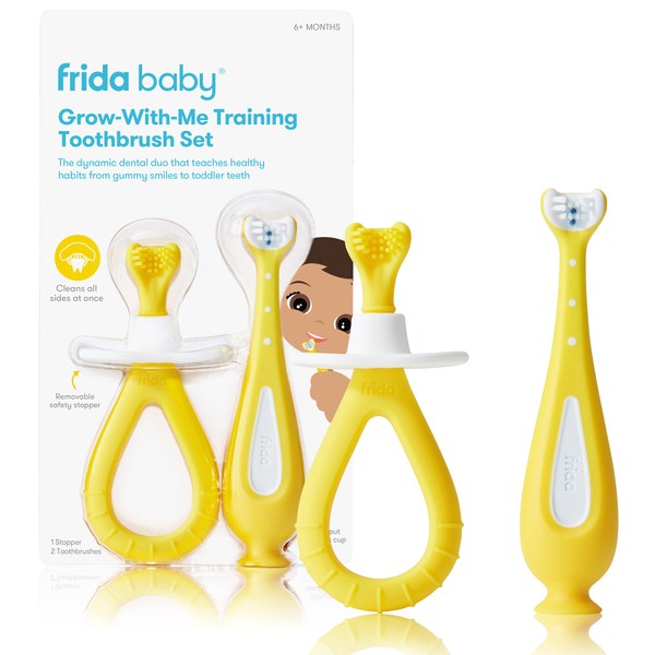 Grow-with-Me Training Toothbrush Set by Frida Baby