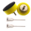 φ1-inch Hook and Loop Sanding Pad, with 1/8"(3mm) Shank 2-Pak&5-Pack