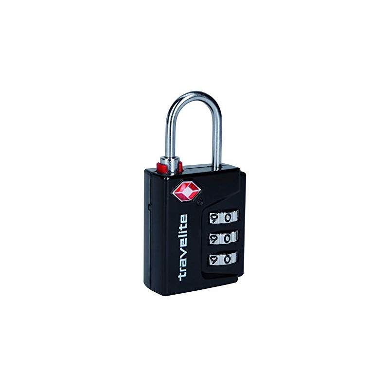 Travelite 26-01 Travelite TSA Combination Lock Black, black, Einheitsgröße