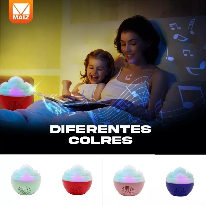 Maíz Bocina Radio Fm Recargable Usb Bluetooth Luz Led Portatil