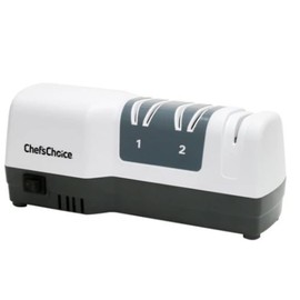 Chef's Choice Model 250 3-Stage Hybrid Knife Sharpener, White