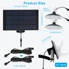 ENCOFT Solar Light Outdoor LED Hanging Lamp IP65 Waterproof Pendent
