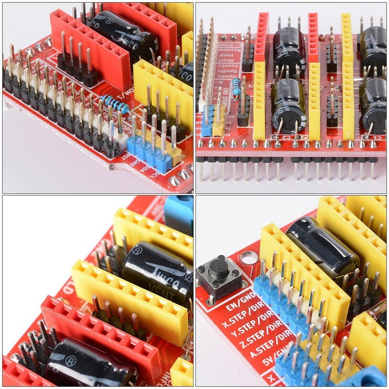 DollaTek V3 Engraver Shield 3D Printer CNC Expansion Card A4988