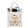 PLITI Midwife Tote Bag Funny NICU Nurse Canvas Handbag Labor