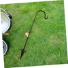 Kisangel Outdoor Shepherd Hook, Garden Hook for Planter, 700mm Stake