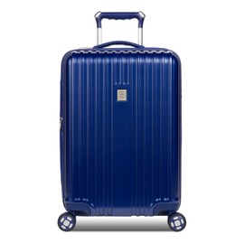 SwissGear 7910 Hardside Expandable Luggage with Spinner Wheels and TSA Lock, Blue, Carry-On 20-Inch