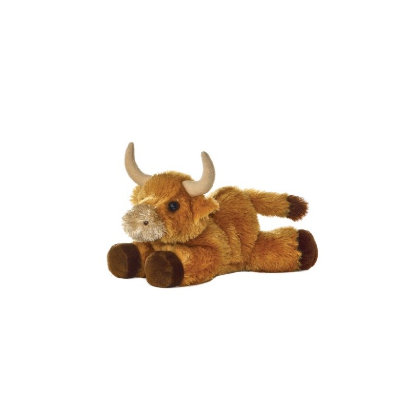 Aurora World Ltd Mini Flopsie Toro Bull, Brown, 8-inch