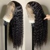 Tuviso 13x6 Deep Wave Lace Front Wigs Human Hair 180