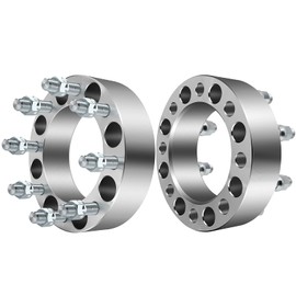 ECCPP 2PCS 2 inch 8 Lug Wheel Spacers 8x6.5 to 8x6.5 8 lugs fits for Ram 2500 3500 for F250 F350