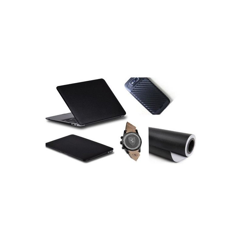 DIYAH 3D Black Carbon Fiber Film Twill Weave Vinyl 72"