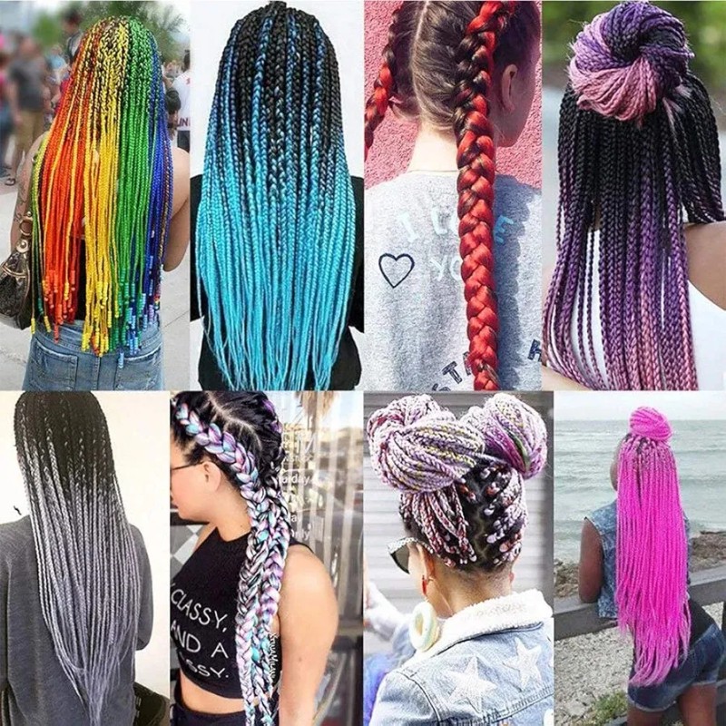 Set De Cuatro Piezas De Pelo Rizado De Doble Capa