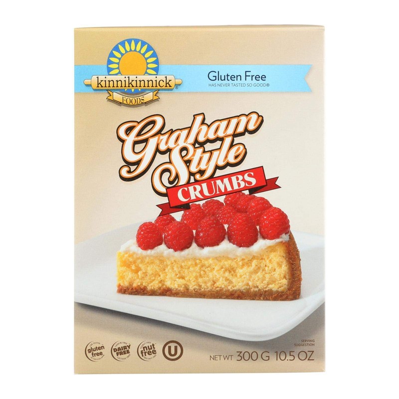 Kinnikinnick Foods Graham Style Cracker Crumb, 10.5 Ounce - 6