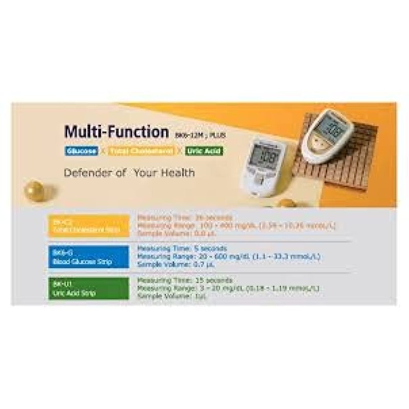 BeneCheck Uric acid test strips BK-U1-25 pieces per pack -