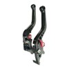 XIAMI Black CNC 6 Position Shorty Brake Clutch Lever for