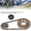 Sprocket Chain Set, 22T Tooth Rear Freewheel + 38 Links