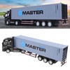 1: 48 Alloy Container Truck Model Toy Highly Simulation Children