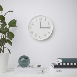 Haute Fashion IKEA TROMMA Wall Clock,White,25 cm (9 ¾ inch ),Aesthetics Adds an Inherently Distinctive Style,Simply,The Finest timepieces,wallclock