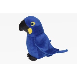 Cornelißen Cuddly Toy Hyacinth Macaw Parrot Bird Height 16 cm Blue 1017163
