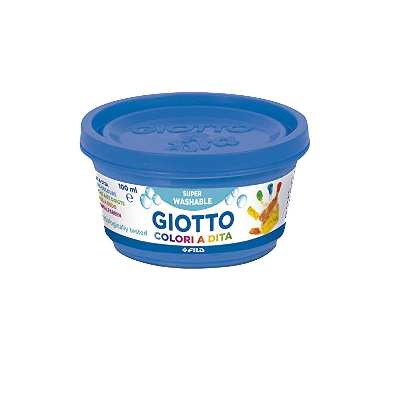 Giotto Colori A Dita - Confezione Da 6 Tempere A
