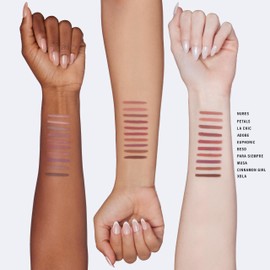 Ortega Beauty Soft Contour Lip Liner By Etienne Flex Tip For Precise Stroke, Plump Definition, Volume, Talc-Free, Smooth Soft Shape for All Day Wear - Blue Agave, Vitamin E for Sculpting Lips