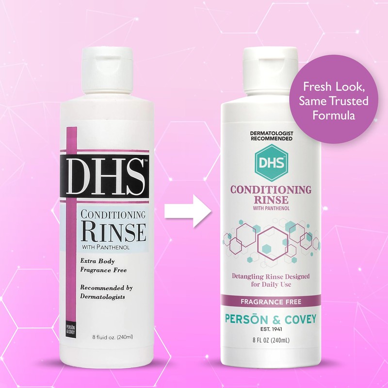 DHS Conditioning Rinse Moisturizing Conditioner – Hydrating and Detangling for