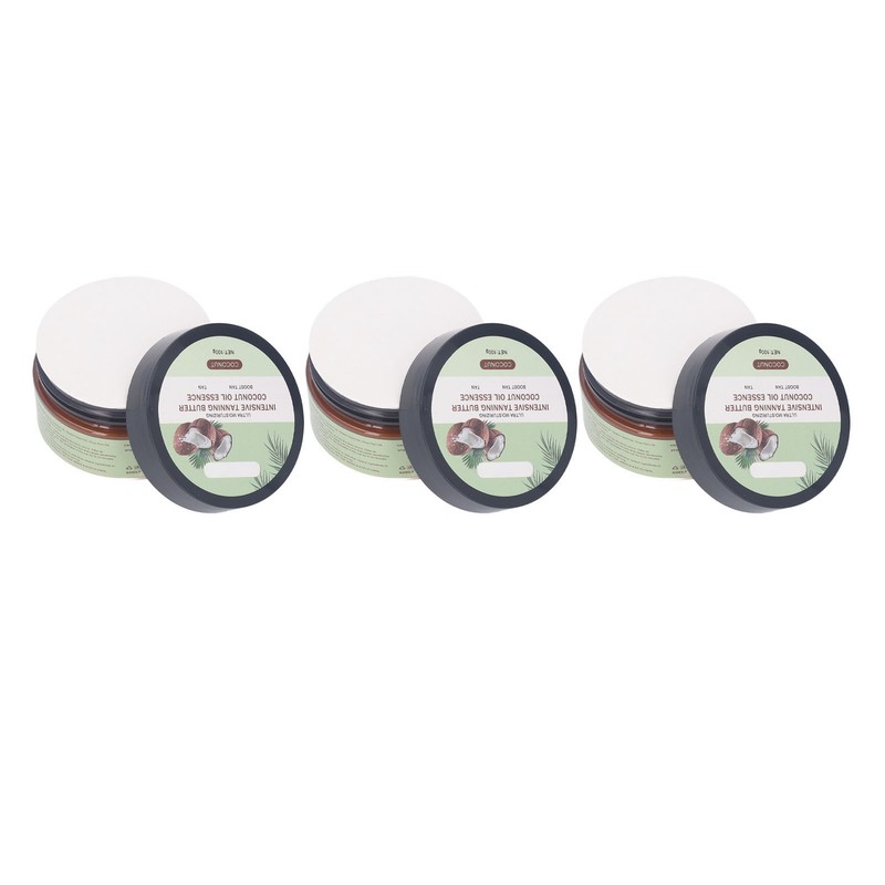 3pcs Tanning Lotion Accelerator Moisturizing Sunless for Bronze Brown Skin