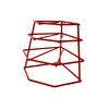 Delfinware Plate Stacker, Metal, Red, 31 x 25 x 31