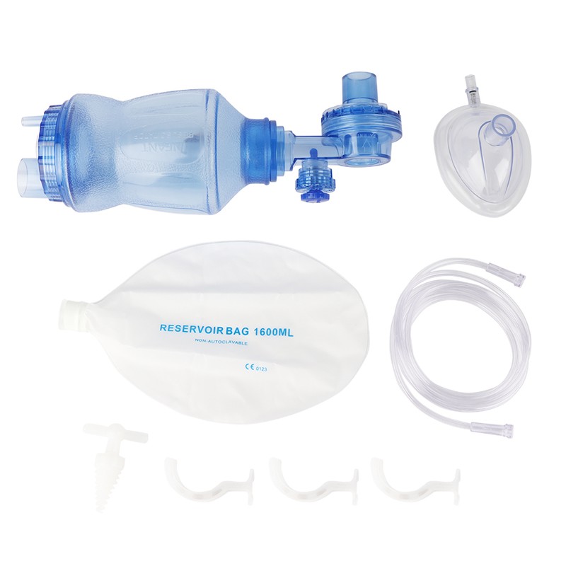 PVC Breathing Manual Resuscitator Emergency Aid Artificial Resuscitation DevicesBaby 1#