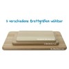 Brotzeitbrett Mannheim Skyline | Beech Breakfast Board | Wooden Chopping